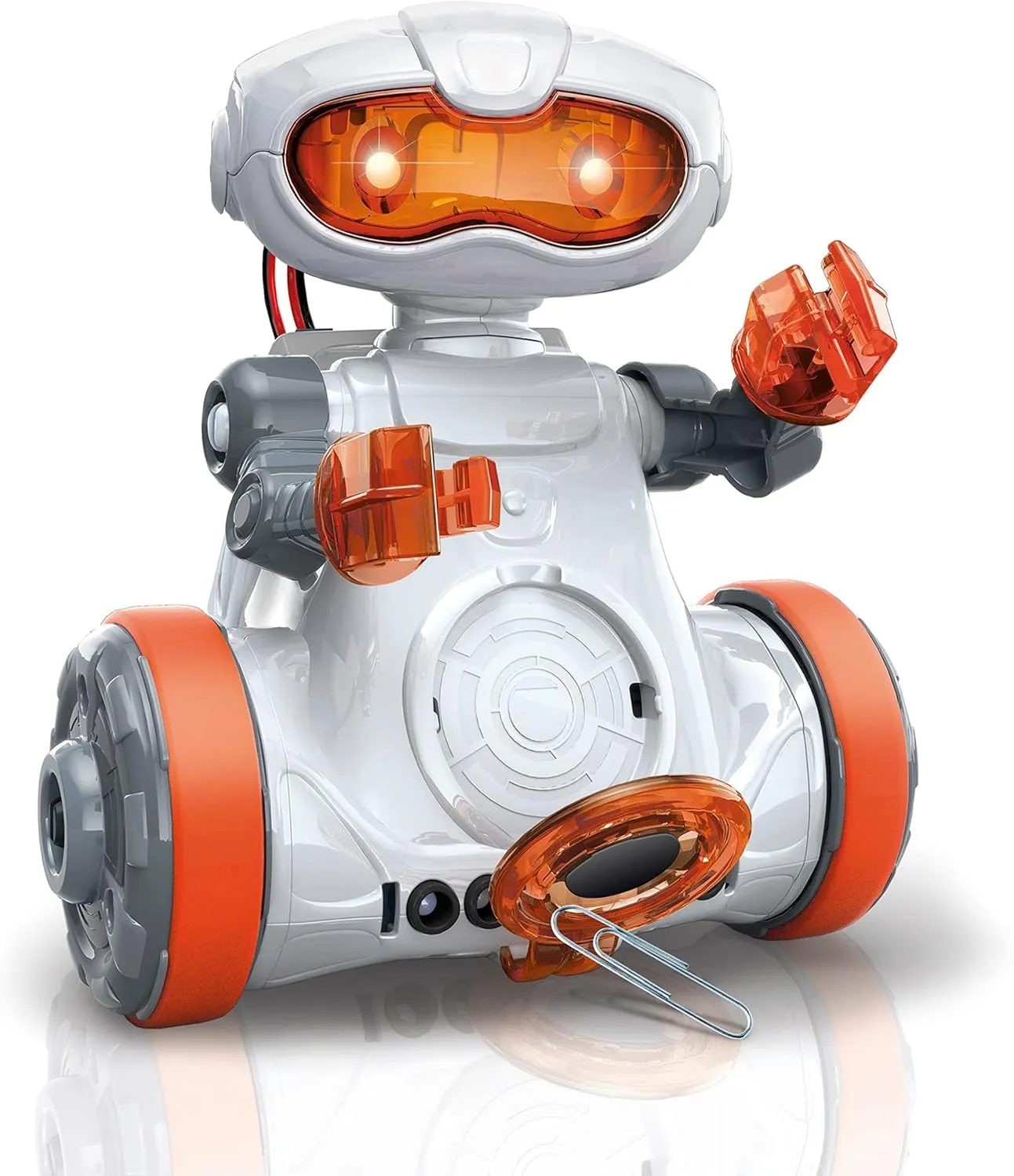 Clementoni- Science & Play Mio Robot: Interactive STEM Learning Robot with App, Obstacle Avoidance & Drawing Function (8  Years)