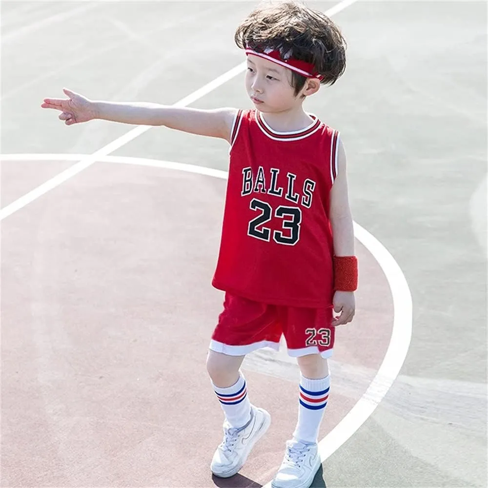 CM C&M WODRO Toddler Kid Basketball Jersey Outfit Baby Boy Girl Letters Tank Top   Track Shorts Sets Boy Summer Clothes