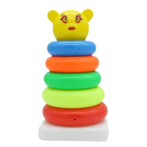Colorful Stacking Ring Toys - 5 Pieces (1-2 Years)