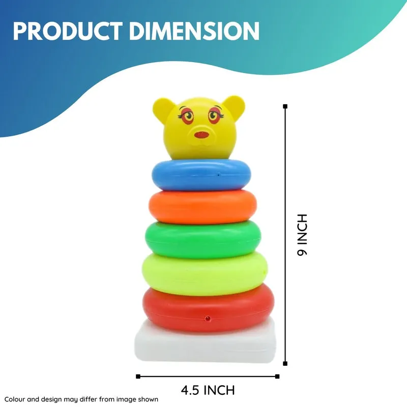 Colorful Stacking Ring Toys - 5 Pieces (1-2 Years)