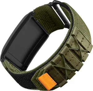 Compatible with WHOOP 4.0 Bands with Case, Quick Release Rugged Nylon Sports Strap with Woven Loop Design Compatible with WHOOP 5.0 PEAK, LIFE MG, One, 4.0, 3.0