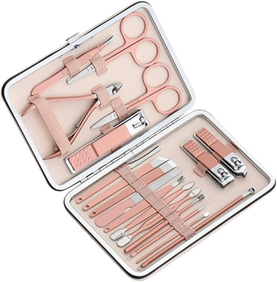 Complete Manicure Kit Nail Clippers Tweezers Scissors Mini Nail Clipper Set for All Occasions