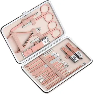 Complete Manicure Kit Nail Clippers Tweezers Scissors Mini Nail Clipper Set for All Occasions