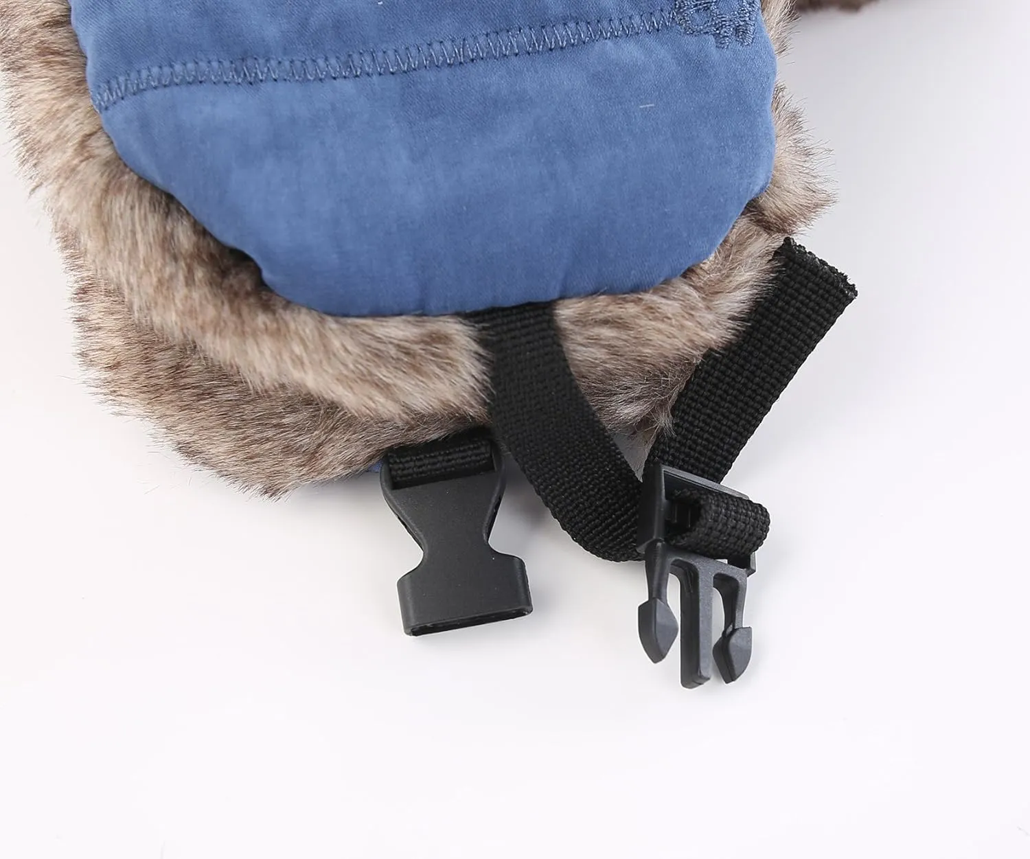 Connectyle Men's Trooper Trapper Hat Warm Winter Hats with Removable Face Mask Earflaps Faux Fur Hunting Outdoor Hat