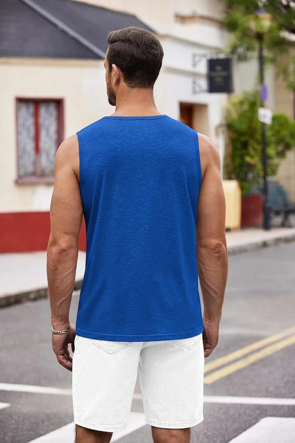COOFANDY Men's Workout Tank Top 2 Pack Casual Soft Sleeveless Gym Muscle Shirts Bodybuilding Tee