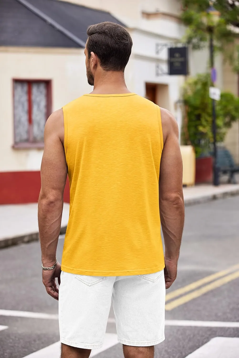 COOFANDY Men's Workout Tank Top 2 Pack Casual Soft Sleeveless Gym Muscle Shirts Bodybuilding Tee