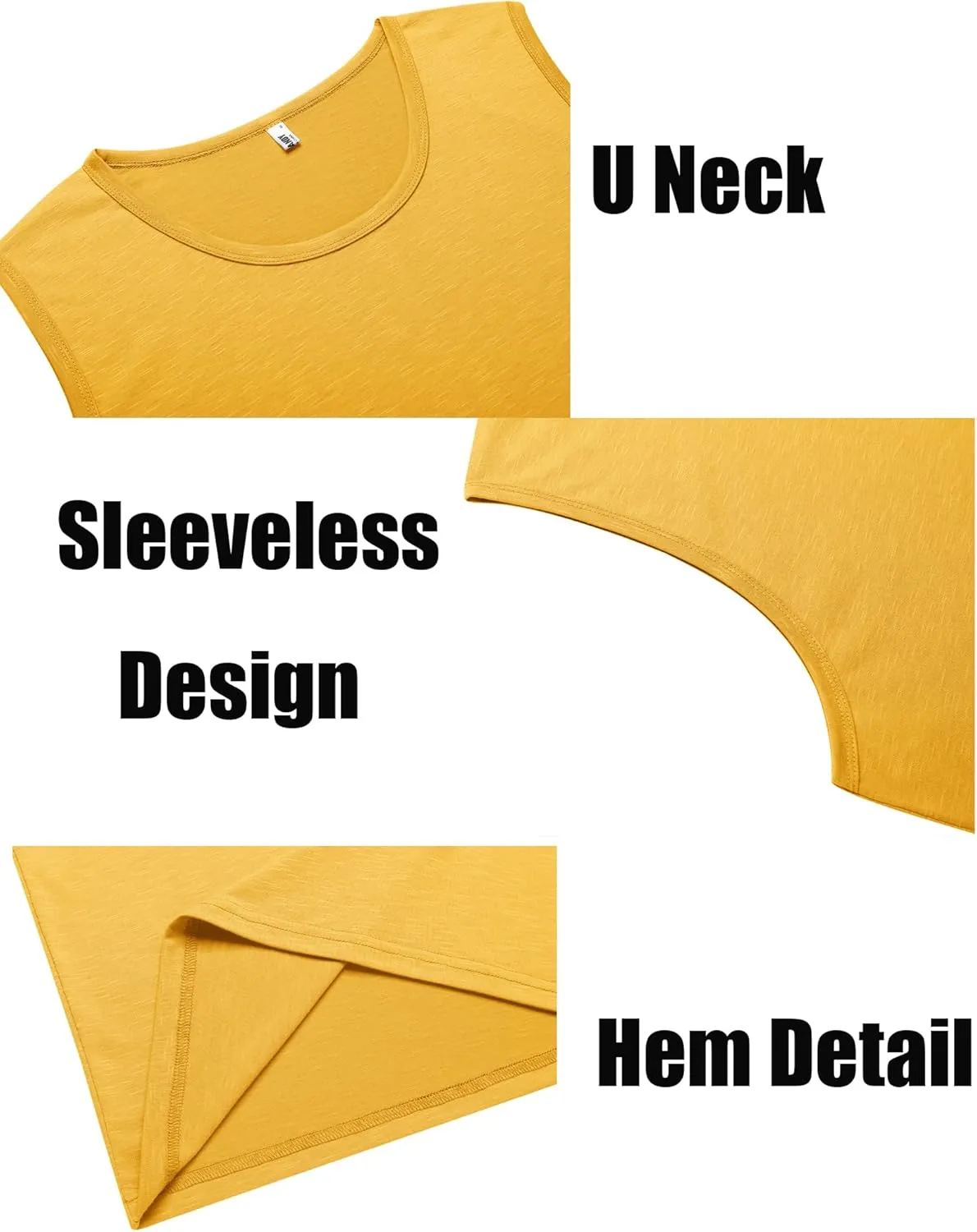COOFANDY Men's Workout Tank Top 2 Pack Casual Soft Sleeveless Gym Muscle Shirts Bodybuilding Tee
