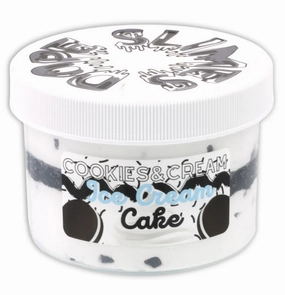 Cookies and Cream Ice Cream Cake Slime