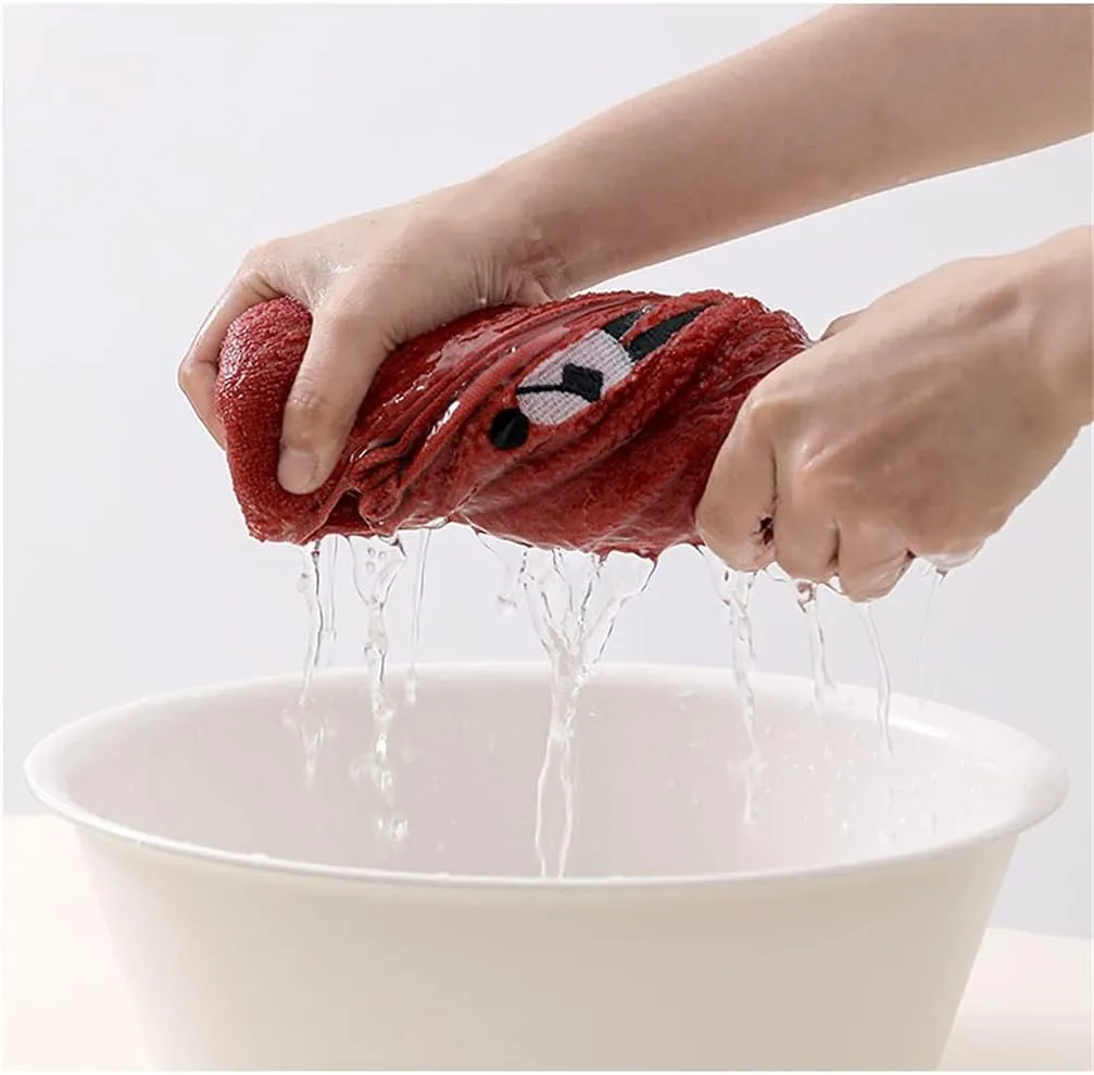 Cotton Face Wash Household Female and Male Bath Thin Section Wiping Face Couple Absorbent Towel(E)