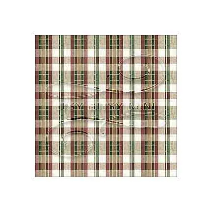 Country Plaid - Dollhouse Wallpaper
