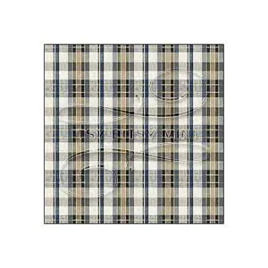 Country Plaid - Dollhouse Wallpaper