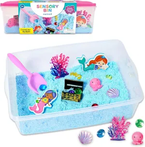 Creativity for Kids Sensory Bin: Mermaid - Mermaid Toys and Sensory Bins for Toddlers, Sensory Box and Bin Filler, Toddler Activities and Gifts for Girls (Ages 3 )