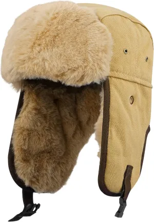 Croogo Winter Trapper Hats - Warm Ushanka Russian Ski Hats with Ear Flap