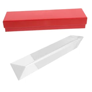 Crystal Triangular Prism for Photography Optical Experiments Lightweight Teaching Tool for Light Physics Photography Prop Versatile Use Labs Creative Projects