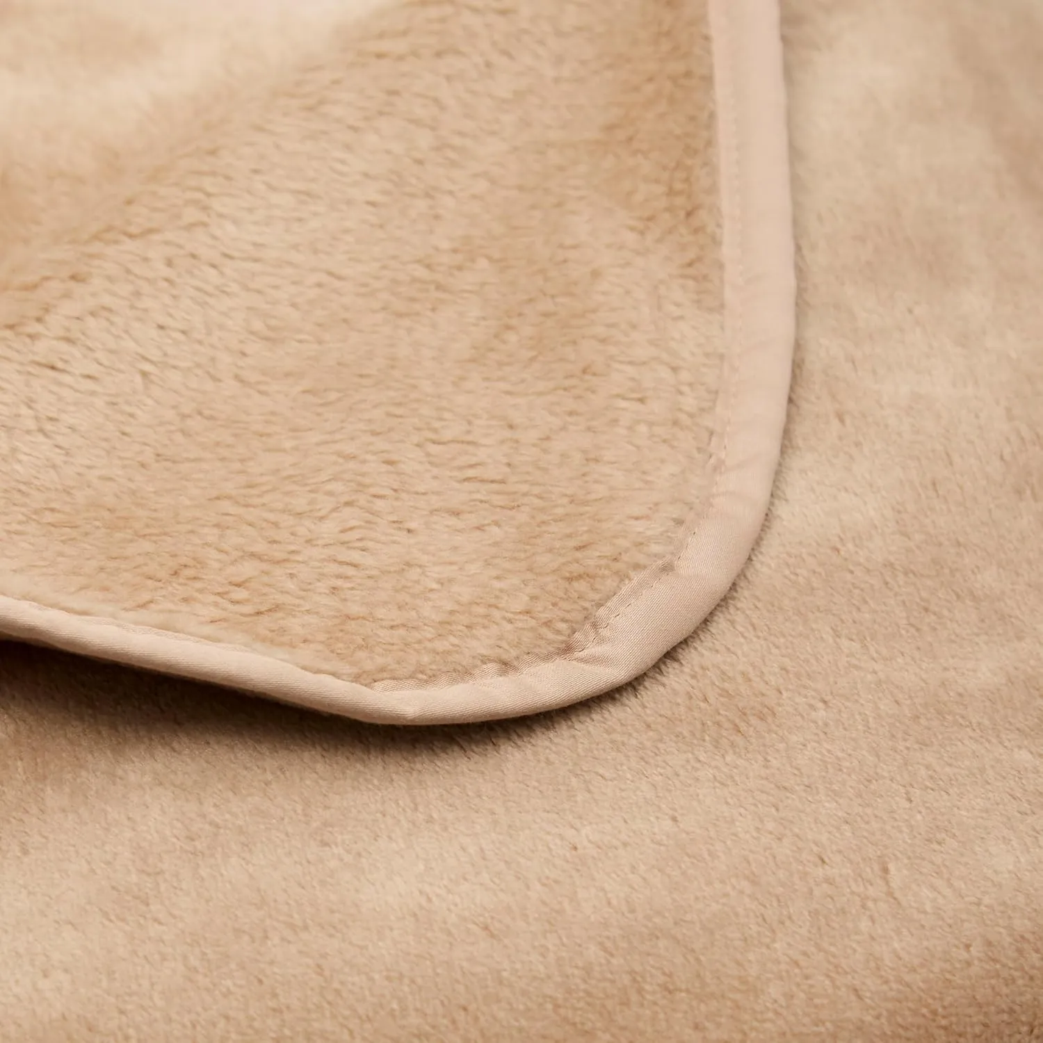 Cuddledown Plush Fleece Travel Blanket | Cozy & Exceptionally Soft | Lightweight | Convenient, Easy Care | Doubles as Pillow | 65" x 40" | Twig