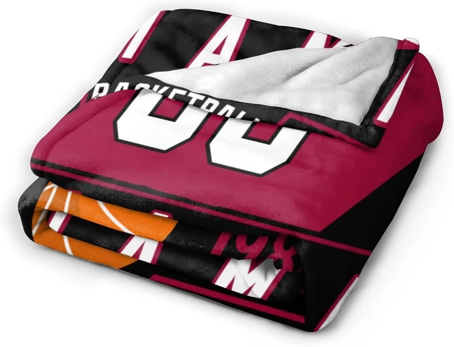 Custom Basketball Throw Blankets Personalized Ultra-Soft Micro Fleece Blankets with Name Numbers for Fans Gifts