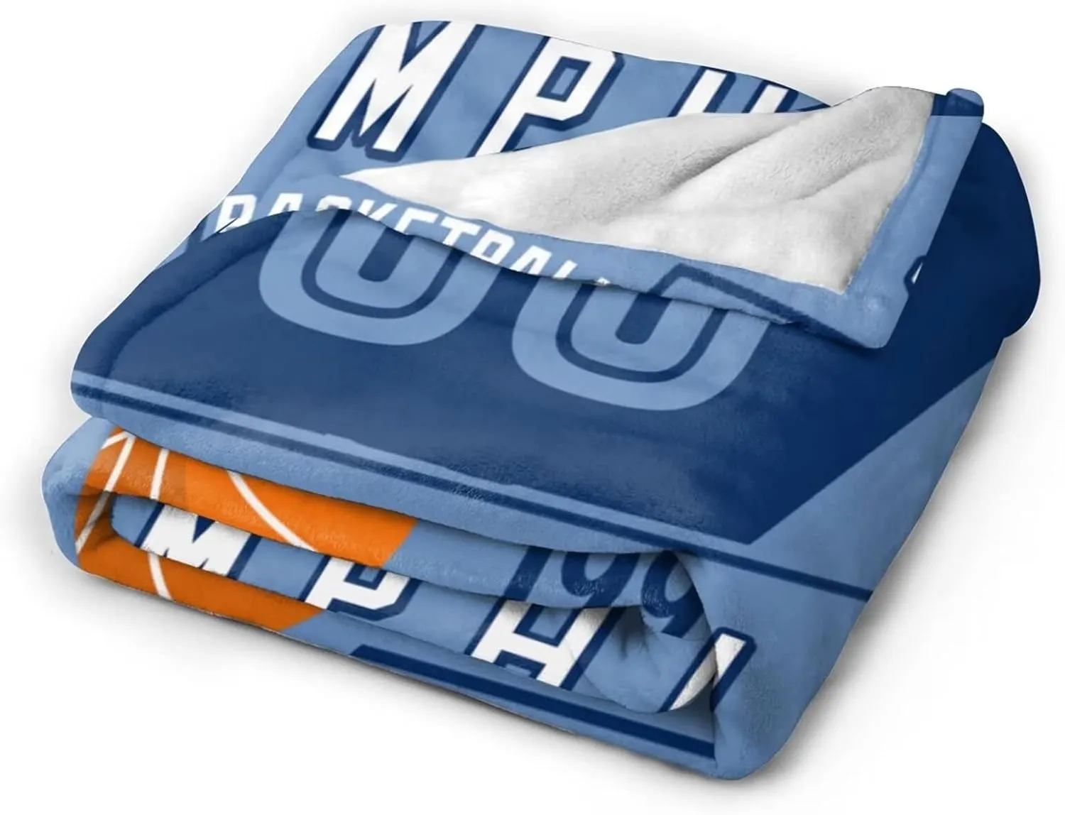 Custom Basketball Throw Blankets Personalized Ultra-Soft Micro Fleece Blankets with Name Numbers for Fans Gifts