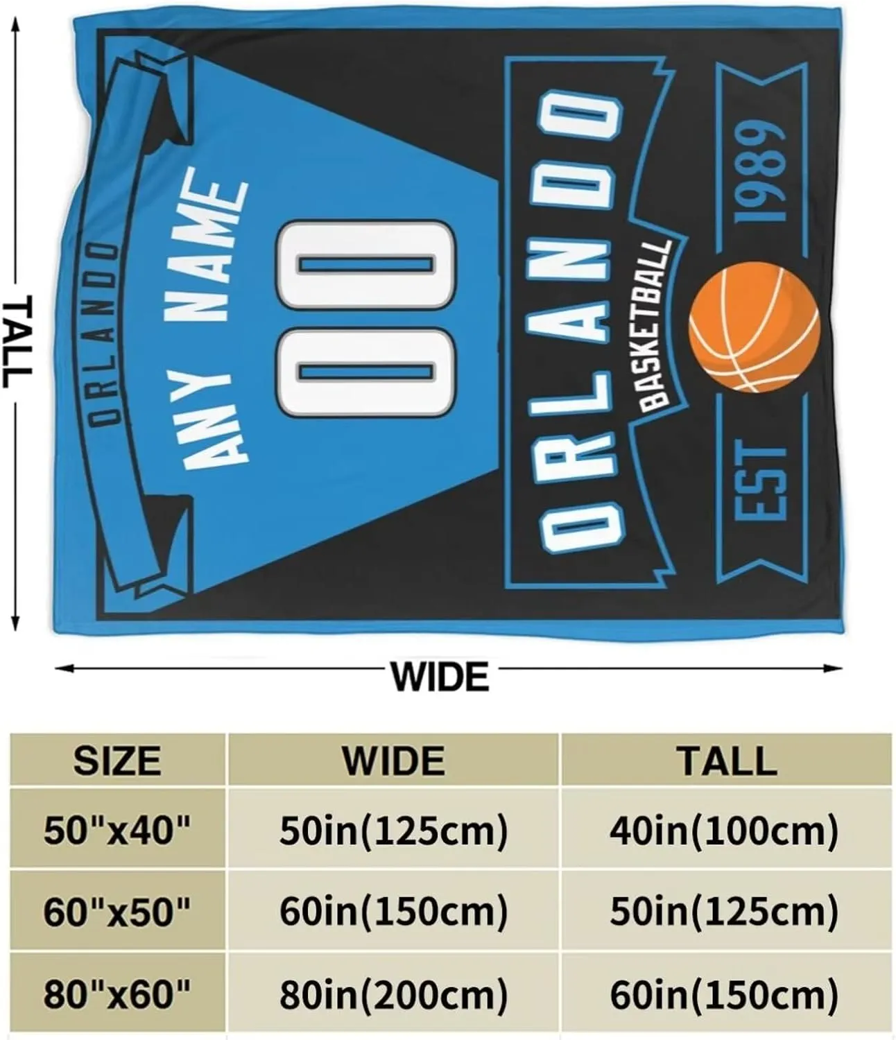 Custom Basketball Throw Blankets Personalized Ultra-Soft Micro Fleece Blankets with Name Numbers for Fans Gifts