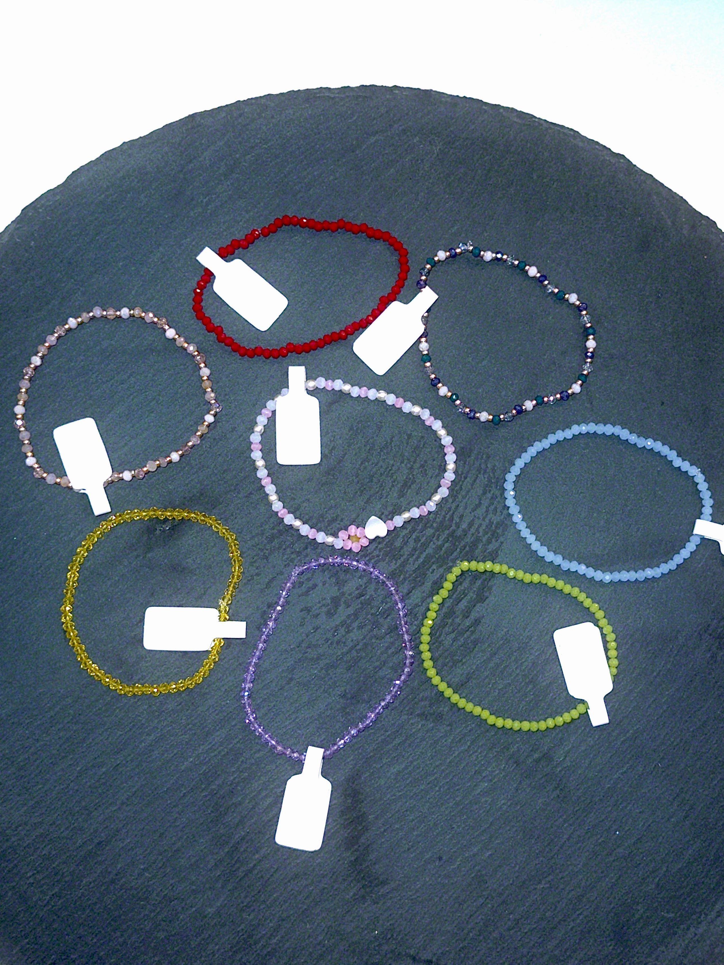 Cute Floral Mixed Color Beaded Bracelet