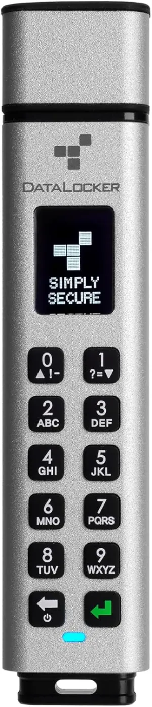 DataLocker Sentry K350 128GB Encrypted USB Drive FIPS 140-2 Level 3 Certified & FIPS 140-3 Level 3 (Pending), AES 256-bit, IP68, TAA Compliant, MIL-Std 810G, OS Independent, USB-A