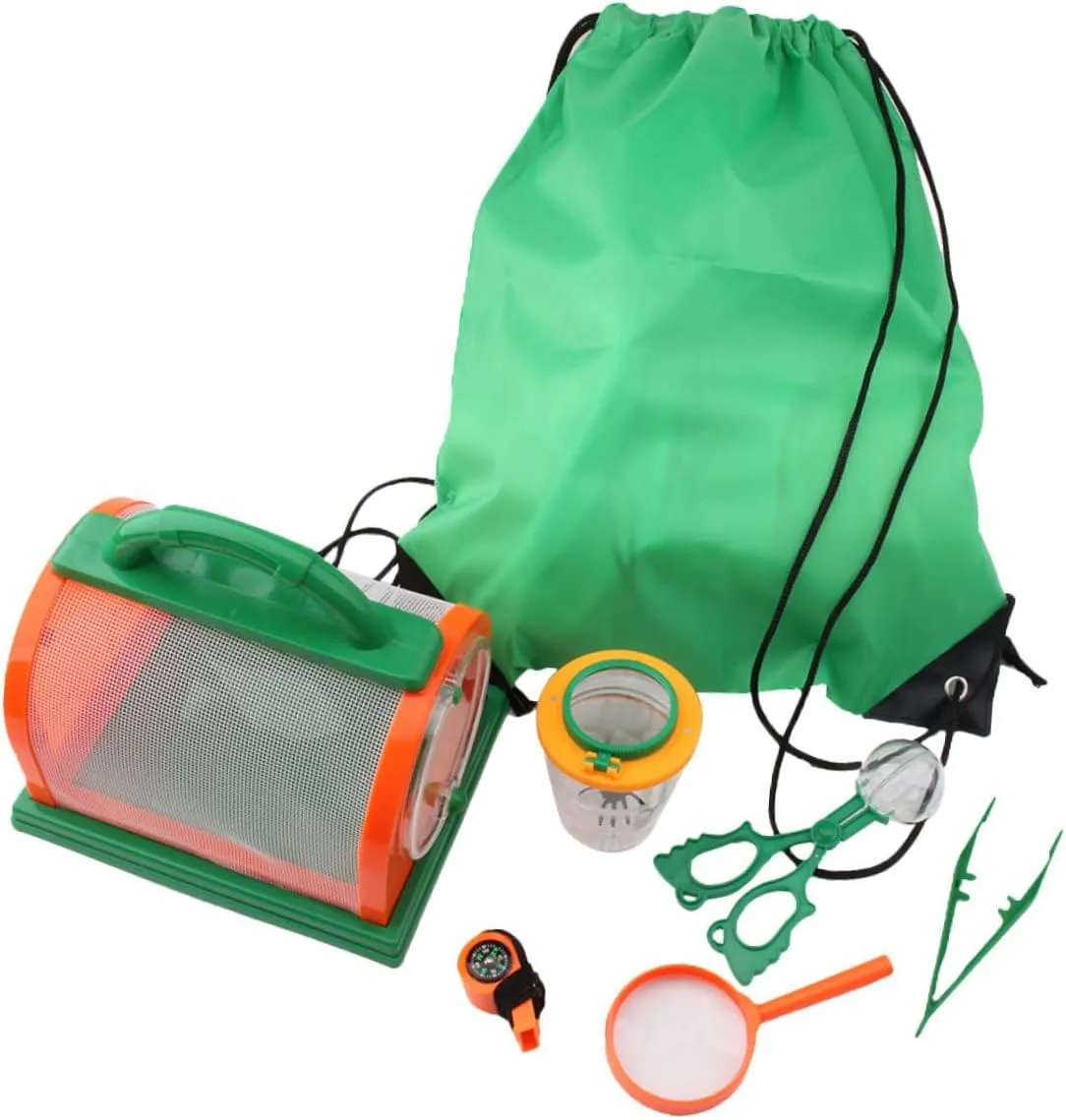 DECHOUS Portable Insect Observation Kit 7pcs Tools Hiking Observing Boys and Girls Outdoor Toys Educational Supplies
