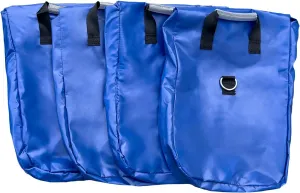 Deluxe Extra Durable Vinyl Sand Bags, Anchor Safety Product for Inflatable Bounce House, Water Slides, Canopies and Tents, Holds 50 Pound Capacity, 4 Pack