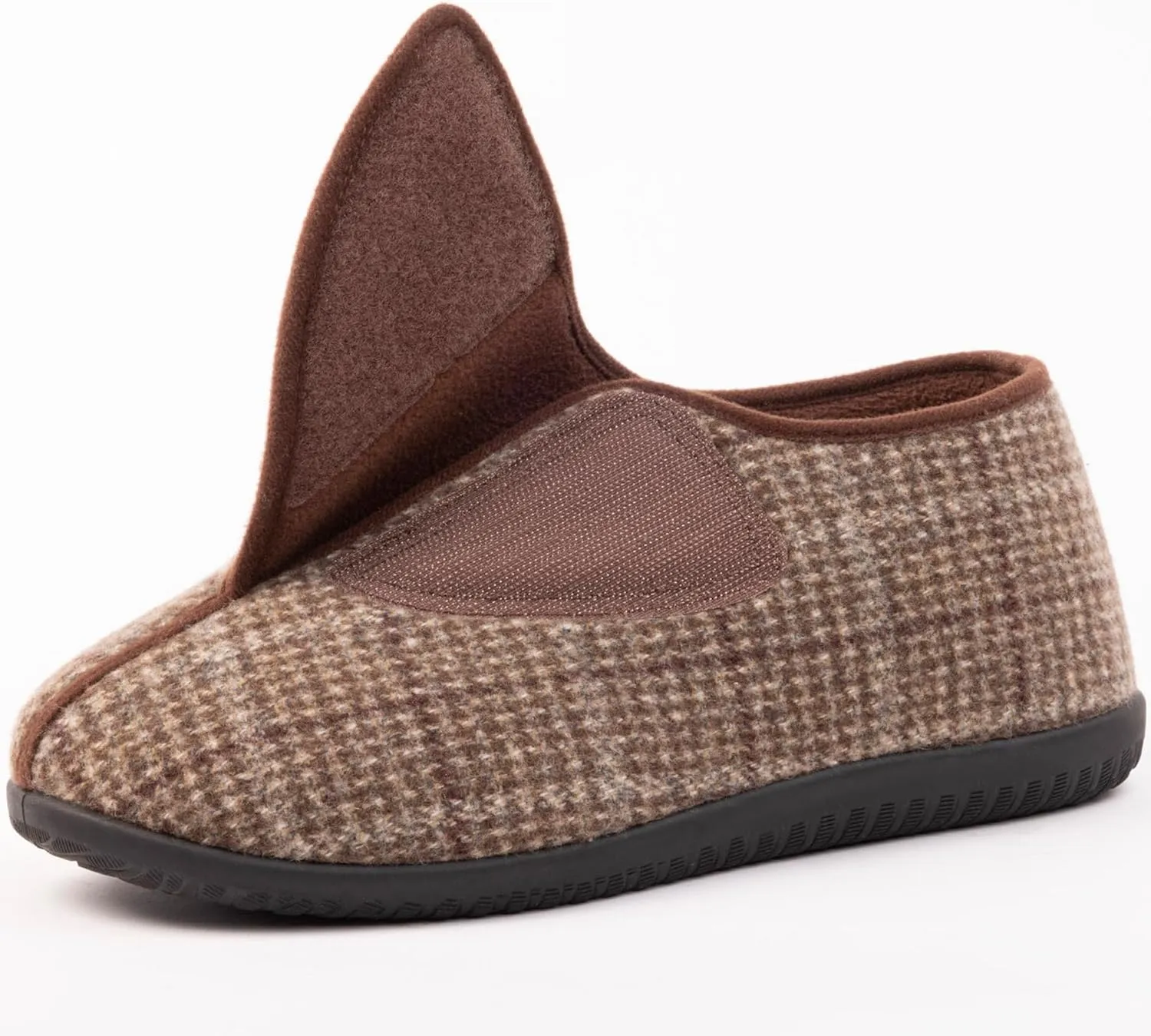 Diabetic Shoes for Men Extra Wide Width Adjustable Men's Diabetic Shoes with Plush Lining Diabetic Slippers for Men Extra Wide Width Foot Pain Relief
