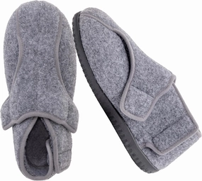 Diabetic Shoes for Men Extra Wide Width Adjustable Men's Diabetic Shoes with Plush Lining Diabetic Slippers for Men Extra Wide Width Foot Pain Relief