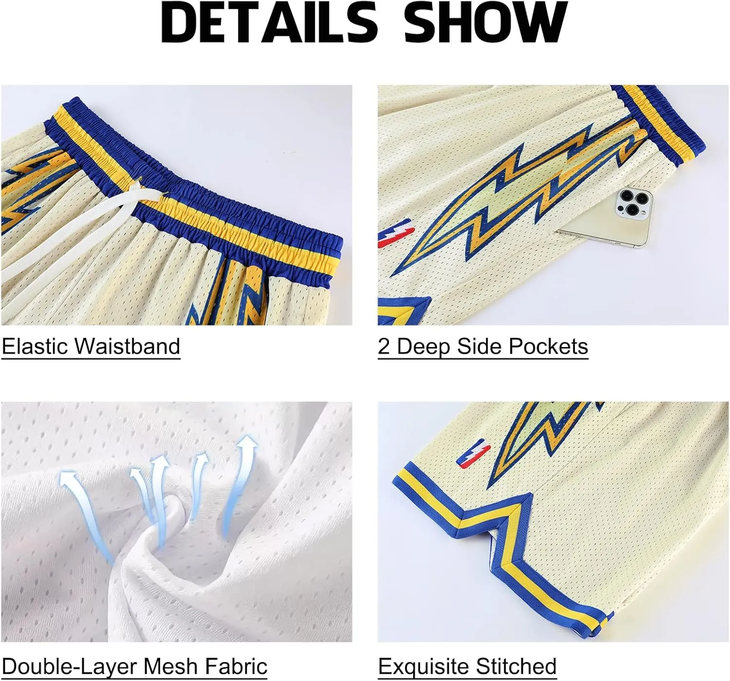 DIOTSR Mens Basketball Shorts Casual Retro Graphic Shorts Athletic Running Shorts Streetwear Designer Shorts with Pockets