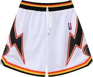 DIOTSR Mens Basketball Shorts Casual Retro Graphic Shorts Athletic Running Shorts Streetwear Designer Shorts with Pockets