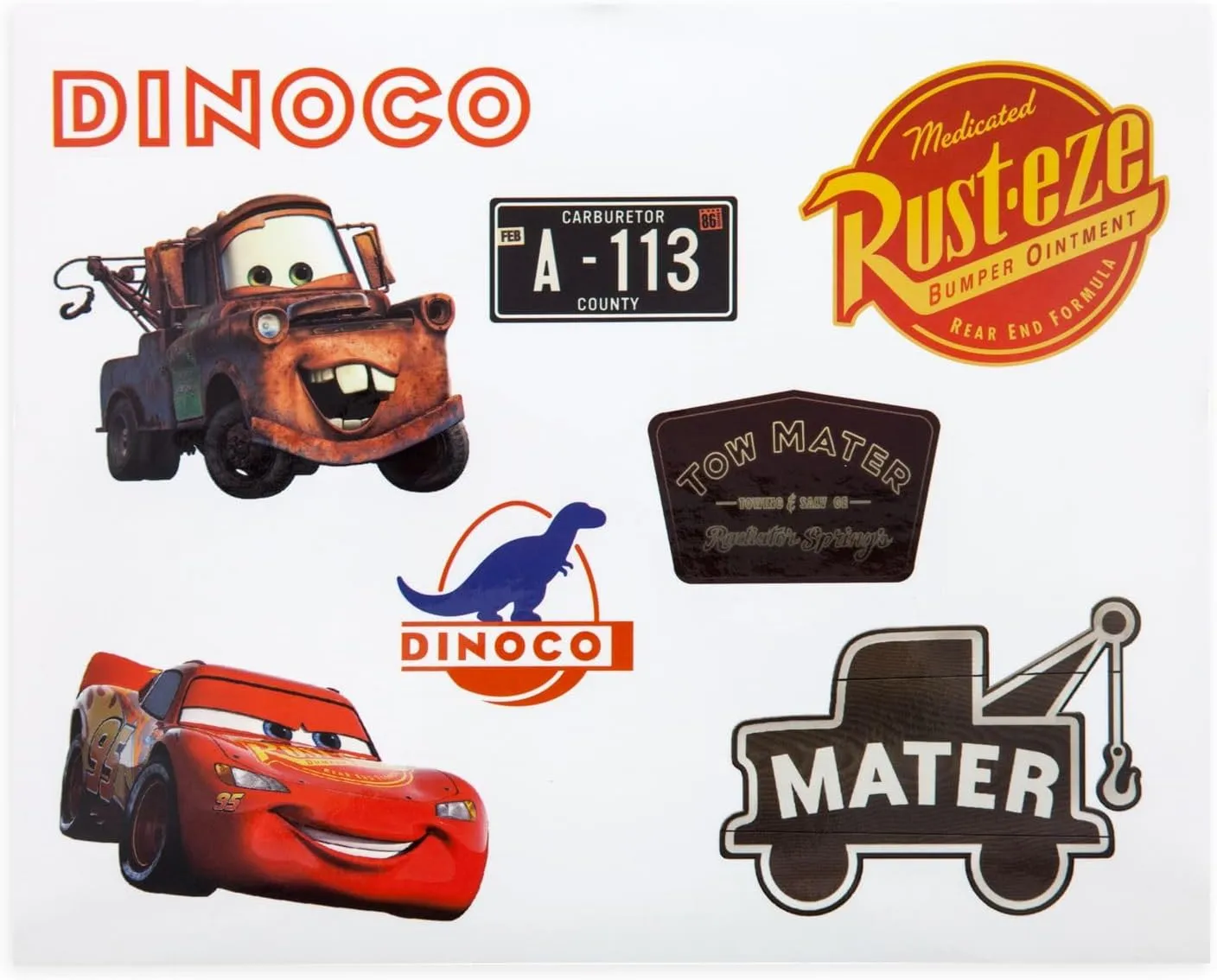 Disney Cars Disney Pixar Car Play Set - Toolbox Case with Lightning McQueen & Tow Mater Die Cast Cars, Launcher, Junkyard Shack and Accessories - Inspired by Disney Pixar Cars Films & Cars Land
