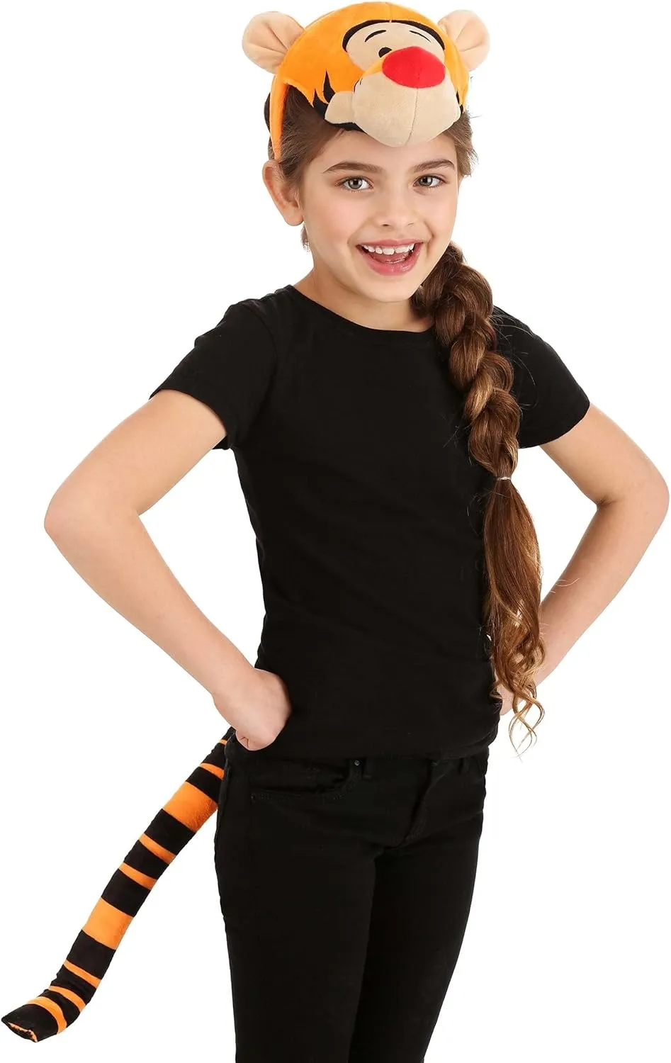 Disney Winnie the Pooh Tigger Plush Headband & Tail Costume Kit for Adults and Kids