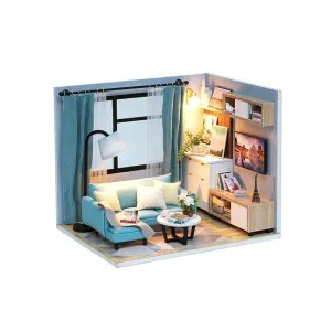 DIY Miniature House | Corner of Living Room Dollhouse Kit