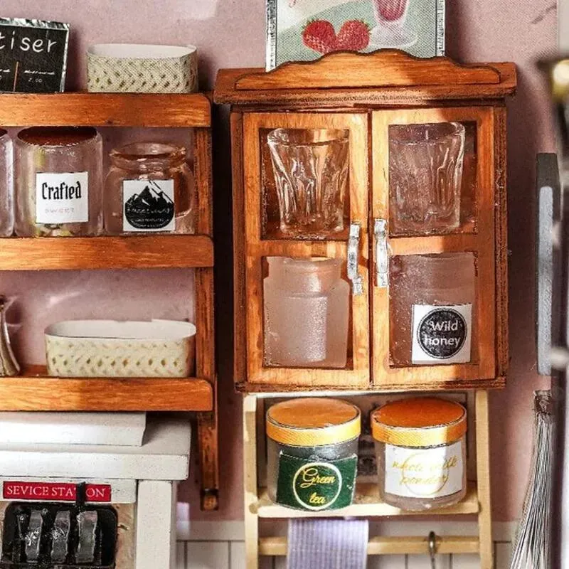 DIY Miniature House | Light Music Bar Dollhouse Kit