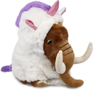 DolliBu Large Wild Mammoth Unicorn Plush Stuffed Animal Toy - Super Soft Mammothcorn Dress Up with Removable Plush Unicorn Outfit, Cute Fantasy Pet Life Gift - 9 Inches