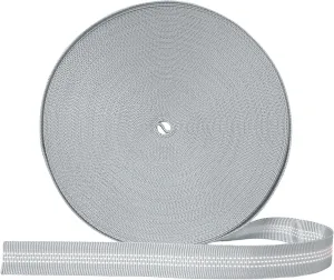 Double-Sided Reflection Polypropylene Webbing Strap 5 Colors 1"– 25Yards Heavy Duty Webbing Roll, Flat Webbing for Night Safe Reminder Indoor&Outdoor Gear, Climbing, DIY Crafting, Repairing