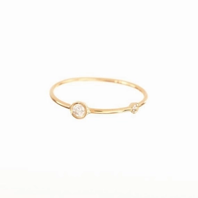 Double Diamond Stacking Ring