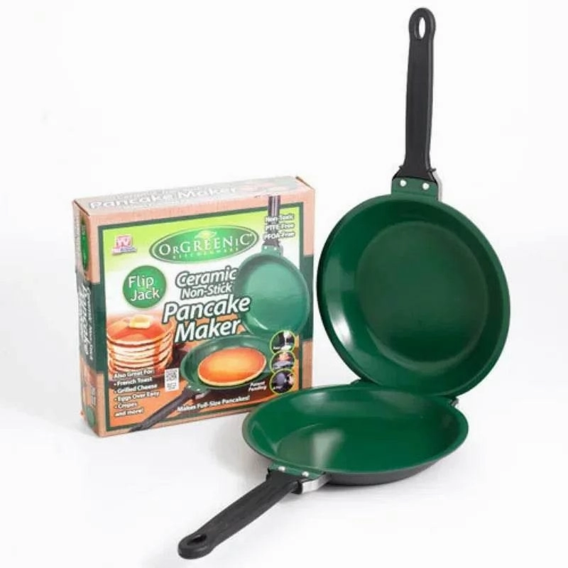 Double-Sided Pancake Frying Pan - Versatile Kitchen Utensil for Omelets and Steaks