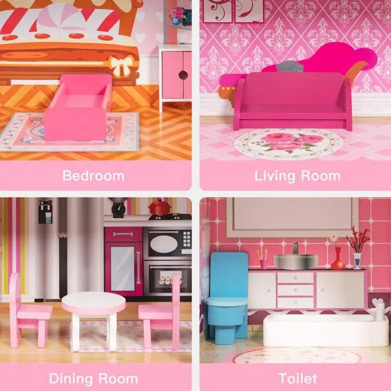 Dreamy Wooden Dollhouse