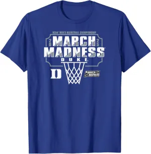 Duke Blue Devils March Madness 2025 Men's Basketball T-Shirt