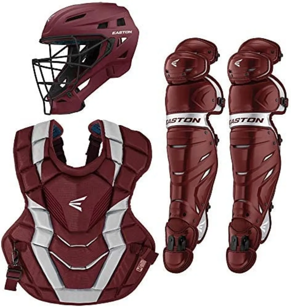 Easton | Elite X 2.0 Baseball Catcher's Equipment | Box Set | NOCSAE Approved | Youth/Intermediate/Adult | Multiple Colors