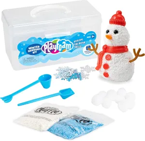 Educational Insights Playfoam Winter Sensory Kit, Over 60 Pieces, Fidget & Sensory Toy, Gift For Boys & Girls, Ages 3 