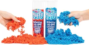 Educational Insights Pluffle® 2-Pack Red & Blue - Sensory Bin Foam Set, No Mess Alternative to Sand Toys & Slime for Toddlers, Fun Sensory Table Filler for Home or Classroom, Gift for Kids Ages 3 