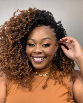 Eerya 10 Inch Yanky Twist Crochet Hair for Women 8 Packs Fluffy Prelooped Senegalese Spring Mini Yankee Yaki Twists Crochet Braids Synthetic Braiding Hair Extensions (10 inch, OT30)
