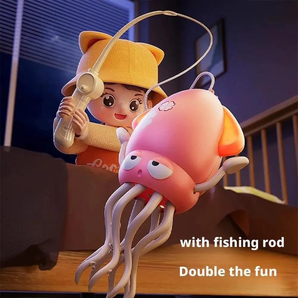 Electric Crawling Octopus, Electric Crawling Octopus Toy, Smart Interactive Auto-Wiggling Robotics for Indoor Play & Sensory Development (Pink)