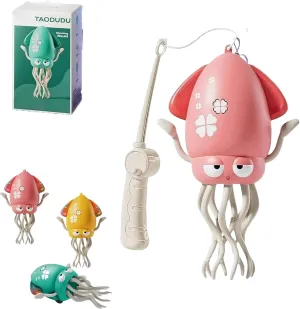 Electric Crawling Octopus, Electric Crawling Octopus Toy, Smart Interactive Auto-Wiggling Robotics for Indoor Play & Sensory Development (Pink)
