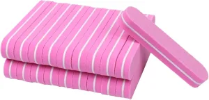Emery Boards Nail Care kit with Nail File Buffer, 100/180 Emery Board 90mm Nail Buffing Block Pedicure Manicure Polishina Salon Tools Supply