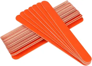 Emery Boards Nail Care kit with Nail File Buffer, 200Pcs/lot Strong Thick Wooden Nail File 180/240