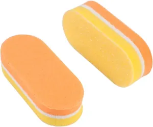 Emery Boards Nail Care kit with Nail File Buffer, 500Pcs/lot Sponge Nail Files 100/186 Mini Mix Color Nail Buffer Double Side Sanding(Lime)