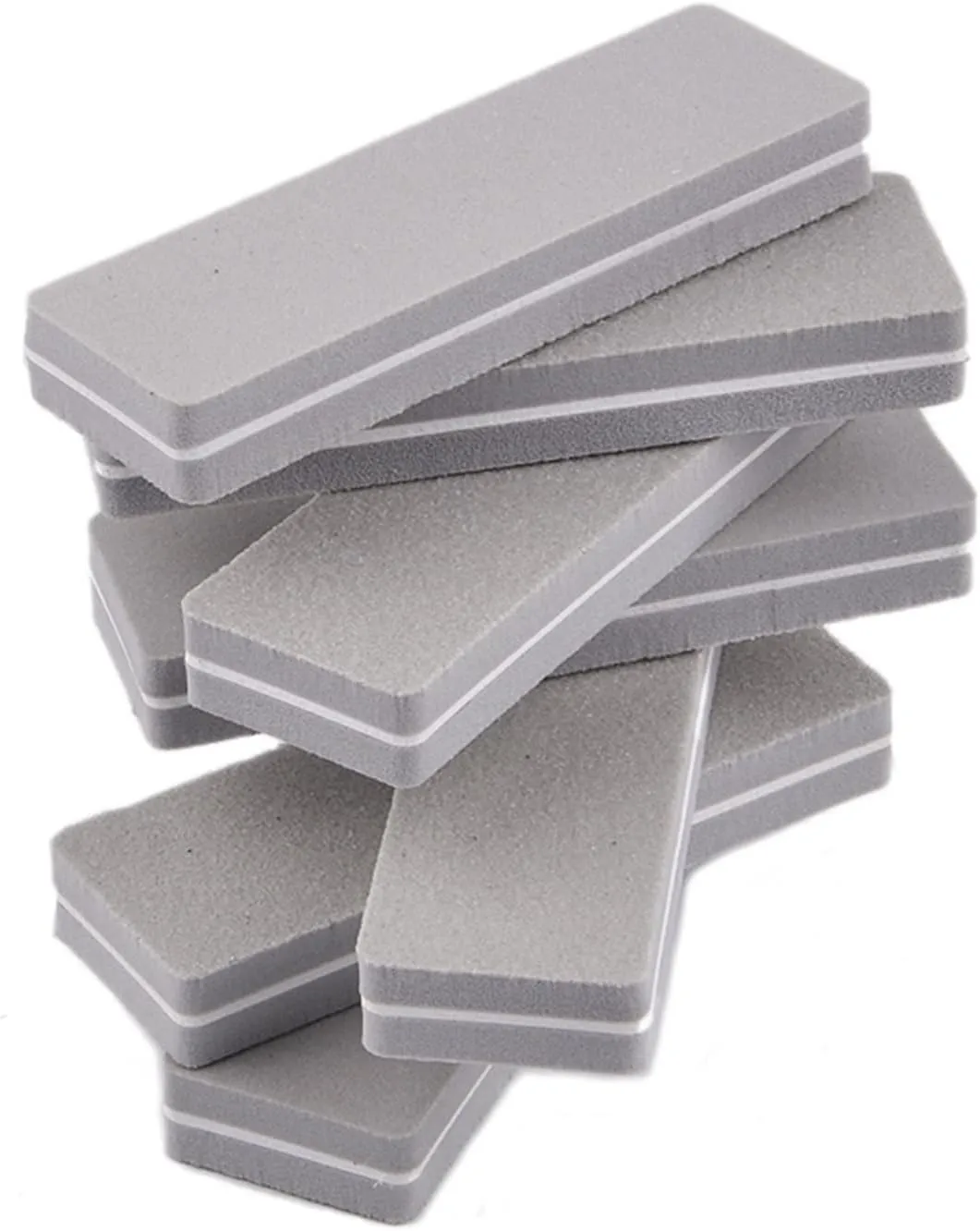 Emery Boards Nail Care kit with Nail File Buffer, 50pcs/lot Gray Nail File Compatible with Manicure 100/180 Nail Sanding Blocks